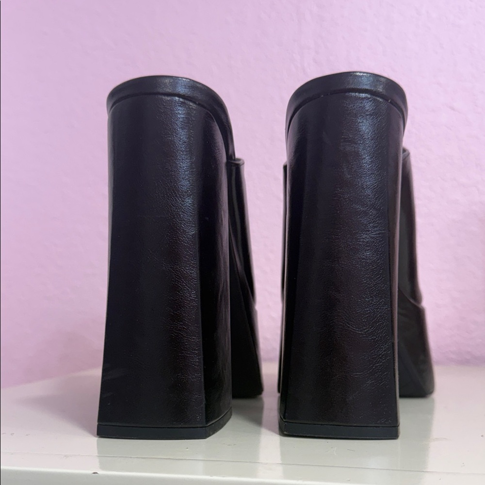 Zara Black Platform Heels - Picture 3 of 4